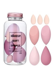 Makeup Sponge Beauty Cosmetic Powder Puff For Foundation Cream Concealer 7pcsset Face Make Up Blender Tools Whole6333916