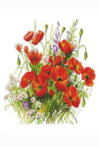 Fabrikens toppkvalitet Cross Stitch Designs Flower Mönster Nybörjare broderi tyg folkhantverk diy virkningssats heminredning vägg art991842