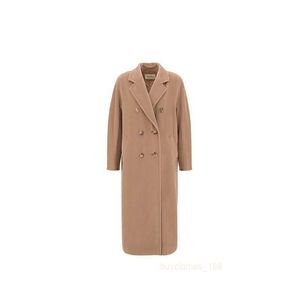 Designer Coat Womens Coat Jackets Wool Blends rockar Trench Jacket Single Breasted Solid Color Women's Slim Long Windbreaker Woolen RxZ1