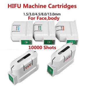 Acessórios Peças 10000 tiros HIFU Dicas de 1,5 mm 3,0 mm 4,5 mm 8mm 13mm tratado para cartuchos de face e corpo