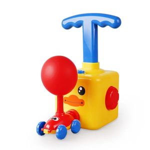 Kinderballoon mit einem Kinderspielzeug Toy Tower Trägheit Aerodynamic Car Educational Toy für Kinder 240329