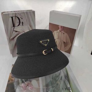 Designer Wide Brim Hats & Bucket Hats New Hat Women's Travel Belt Triangle Mark Fisherman Hat Fashion Sunshade Hat Beach Hat Little Top Hat Caps HU87362