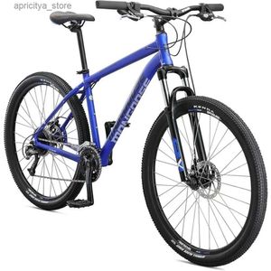 Bikes 9 Speeds Road Bike Adult Mountain Bike 27.5-inch Wheels Mens Aluminum Small Frame Bicyc for Men Blue Cycling Freight Free L48