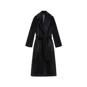 Designer Coat Womens Coat Jackets Wool & Blends Coats Maxmaras Trench Jacket Single Breasted Solid Color Women's Slim Long Windbreaker Woolen V2wc