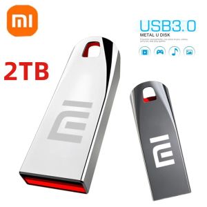 Sürücüler Xiaomi Memory Stick 1TB 2TB USB 3.0 Flash Sürücü 512GB 256GB 128GB Anahtar USB Flash Drive Metal Pendrive Taşınabilir Memoria USB Stick