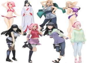 Anime -Gals Shippuden Tsunade Hyuuga Hinata Sakura Haruno Badeanzug Ver PVC Figure Modell Toys Mx2003196169964