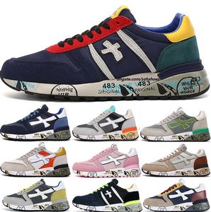 Designer Premiatas Shoes Italy 2024 New for Men Women Sneakers Genuine New Vintage Premiate Sneakers Couple Rice Premiada Shoes Running Sneakers Casual Shoes