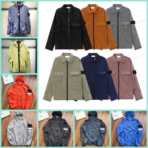 Moletom mole mole mole masculinos jaquetas de bolso jaqueta de pedra de manga comprida Batidos de zíper da empresa Casual Casual Casual Breakiery Shirts Coats CP Islan