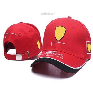 2023 F1 Racing Mens Baseball Cap Outdoor Sport Marka Haftowa czapki baseballowe Formuła 1 Sun Hat F1 CAR HAT325Y M24