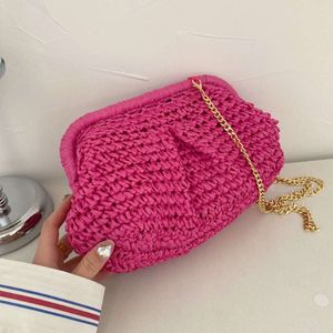 Summer Designer Torba na ramię ciepłe imprezowe tkanie torebka torebka Kobiet Pillow Dumpling Cross Body Bag 2023 Zimowa woreczka chmurowa torba