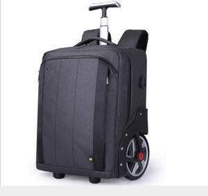 Torby Duffel Men Travel Trolley Bag Rolling Bagaż Bagaż plecak na kółkach kroczących do kabiny biznesowej 7889889