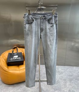 Обмен вкусом и ценностью новейших горячих продаваемых джинсов в осенних и зимних мужских джинсах v v бренда Skinny Slim Fit Luxury Jeans Designer L
