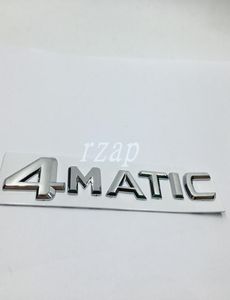 Dla Mercedesa 4Matic Logo Logo Tylna naklejka emblematora do Benz W124 W210 C E Cl Cls R Odznaka stylizacji samochodów Dekal 5109645
