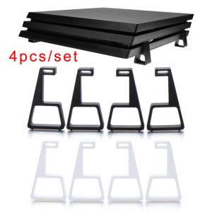 Racks 4PC New Game Console Horizontal Holder Bracket Cooling Feet Desktop Stand For Sony PlayStation4 PS4 Slim Pro Game Accessories