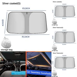 2024 2023 2024 Car Sunshade Auto Sun Visor Silver Windshield Sunshade Anti UV Folding Car Insulation Shade Foldable Car Sunshade