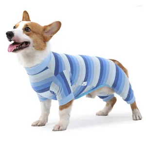 Hundkläder liten dräkt jumpsuit pajamas Yorkshire pomeranian poodle bichon frise schnauzer husdjur kläder pajame valpkläder