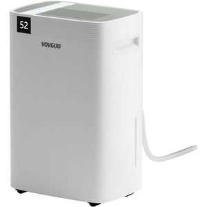 50 Grade Dehumidifier for Basements, Bathrooms, and Bedrooms - 3 Intelligent Modes, Drainage Hose, Quiet Operation, 24-Hour Timer, Thawing Feature, Humidity Control