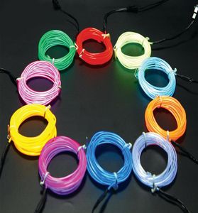 Neon Light El LED Neons Sign Wire Under Car Flexible Soft Tube Lights Christmas LEDS Strip Signs AnimeBody Womanrooms Rope Light2678391