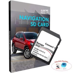 Cartas Brand Novo para Nissan Qashqai Juke Note Connect 1 V12 Memória SD Card Sat Nav 2022 Map mais recente Atualização Europa Europa Freeshipping