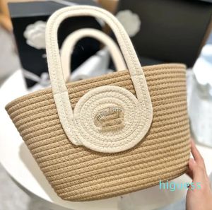 Designer Bolsas de praia Saco de cesto Bag de luxo feminino Luxurys Tote 2024