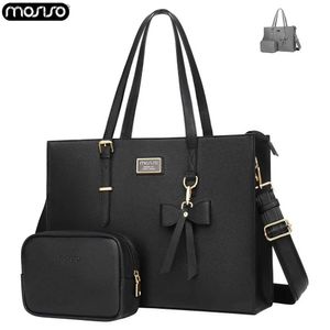 Other Computer Accessories Women Laptop Tote Bag PU Leather Shoulder Bag for Macbook Air Pro 15 16 inch A2941 M3 A2991 Waterproof Notebook Carrying Case Y240418