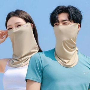 Scarves Sun Protection Summer Silk Mask Multi-functional Fishing Face Shield Sunscreen Veil Cycling Anti-UV