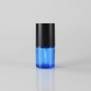 Storage Bottles Frosted Green/Blue Glass 20ml Mist Spray Bottle Body Lotion