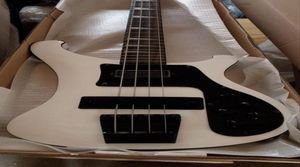 Anpassade 4 strängar Multi Colors 4003 Electric Bass Guitar Black Hardware Triangle Mop Inlay White Gloss Black Matte Black Red S8036280