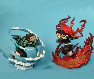 アニメのフィギュアkamado tanjirou hinokami kaguraアクションフィギュアkimetsu no yaiba figuartsゼロfigrineモデル人形ギフトq0621643339