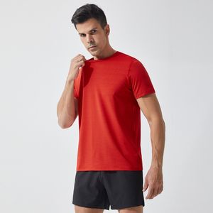 Ll Outdoor Herren Sport T-Shirt Herren Schnell trockener Schweiß-Wicking Short Top Men Wrokout Kurzarm DT-905