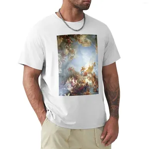 Männerpolos-Decke bei Versaille Renaissance Malerei T-Shirt Übergroße Sommerkleidung Tops Bluse T-Shirts für Männer