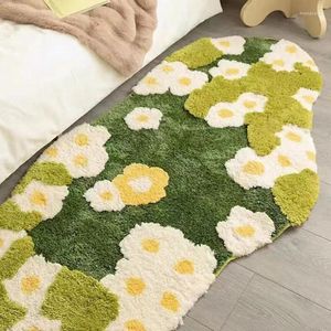 Carpets Drop Flower Soft Floor Door Mats Washable Non-slip Kitchen Mat Balcony Room Rugs Carpet Home Bathroom Doormat