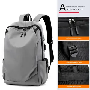 Day Packs USB Design Team Training Mackpack Man School School School Teenager de 16 polegadas Laptop Mochilas Casual Rucksack Daypack Saco de Viagem