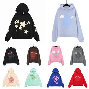 Tasarımcı Hoodies Moda Gevşek Pullover Hip Hop Hoodie Pantolon Sonbahar ve Kış Erkekler Kadın Sokak Gündelik Siyah Pembe Mavi Kapşonlu Giyim Sweatshirt