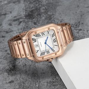 Hochwertige Herren -Uhren -Designer -Uhren 35mm 40mm Weihnachtsmütter Tag Geschenk Luxusgeschäftsgeschenk Edelstahlriemen Klassiker Stil Style Style