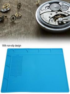 Reparaturwerkzeuge Kits Professionelle Gummi -Uhr -Matte Nonslip WatchMaker Work Pad Tool Zubehör für 206Z6214781