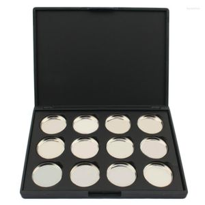 Paleta de maquiagem de cosméticos da sombra dos olhos 12 peças Paletas de sombras vazias magnéticas 50pcs