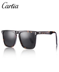 Carfia Men Classic Square Sun Glasses Fashion Polarized Sunglasses For Men Women 2018 Designer Brand Accessories 100 Uv400 C190224243897