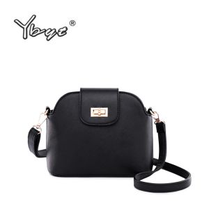 Shell Ybyt Brand 2019 New Vintage Casual Lock Shell Bag Pu Leather Women Women Satchel Fashion Counter Messenger Crossbody Bags