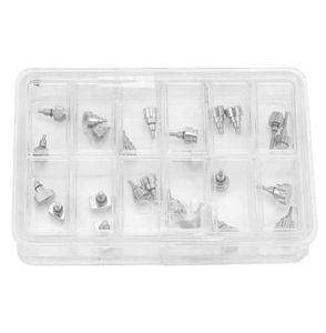 24pcs relógio Push Pressione Botão Botão Impermeável Durável Aço inoxidável Reparo Kit de ferramentas de reparo para kits para Kits de Ferramentas de Watchmaker265i1375147