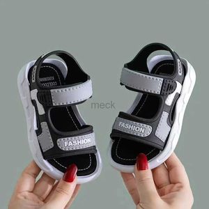 Sandalet moda yaz sporları sandalet çocuk çocuk ayakkabı sandalet kız ayakkabı çocuk plaj ayakkabı düz yumuşak kaymaz rahat yürümeye başlayan çocuk sandal 240419