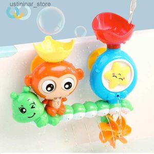 Sabbia gioca d'acqua divertente da bagno per bambini scimmia giocattoli a spruzzo a spruzzo reazione per bagno giocattoli per bagno giocattoli da bagno regalo per bambini l416