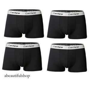 Calvins Boxer Underpants 4pcs Men Boxer Man di alta qualità Man Short trasparente Shorts comodi trasparenti adorabili mutandine solide 356 356