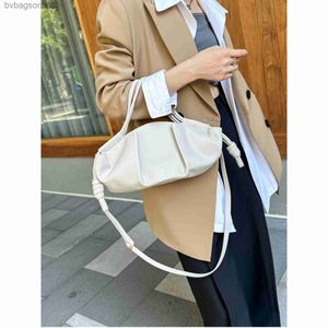 Women Fashion Loeweelry Original Logo Designer Bags Versione Pieglia Super Texture Cloud Borse da donna Borsa da gnocchi alla moda