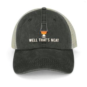 Ball Caps That's Neat Whiskey Funny SayingCap Cowboy Hat Custom Cap Birthday Beach Luxury Woman Men's