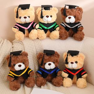 Großhandel der Kleidung des niedlichen Doktoranden Bären Bachelor, Teddybärenpuppen, Abschlussgeschenke, Kinderspielpartner, Heimdekorationen