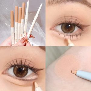 Eyeliner Waterproof cień do powiek Pen leżący jedwabnik ołówek długotrwały naturalny matowy połysk błyszcząca