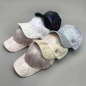 Ball Caps New Hip Hop Shiny Gradient Letter Streetwear Мужчины женщины бейсбольные шляпы хлопок прохладные летние дышащие спортивные кепки