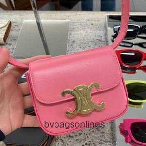 أكياس مصممة راقية للنساء Celli Pink Bag New Mini Leather Leather Womens Counter Crossbody Bag Bag Original 1: 1 مع شعار حقيقي وصندوق