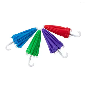 Parasol 4 szt. Udekoruj koronkowe mini parasolowe zabawki dziecięce dla dzieci plastikowe proporcje